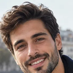 Coach Lorenzo Moretti, smiling portrait